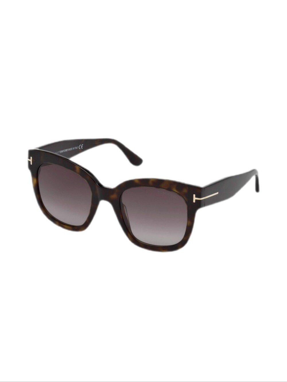 Tom Ford Tortoiseshell & Black Gradient Women's Sunglasses